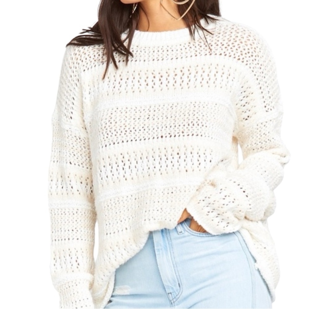 ❤️Show Me Your Mumu Jax Knit/ Crochet Pullover Sweater